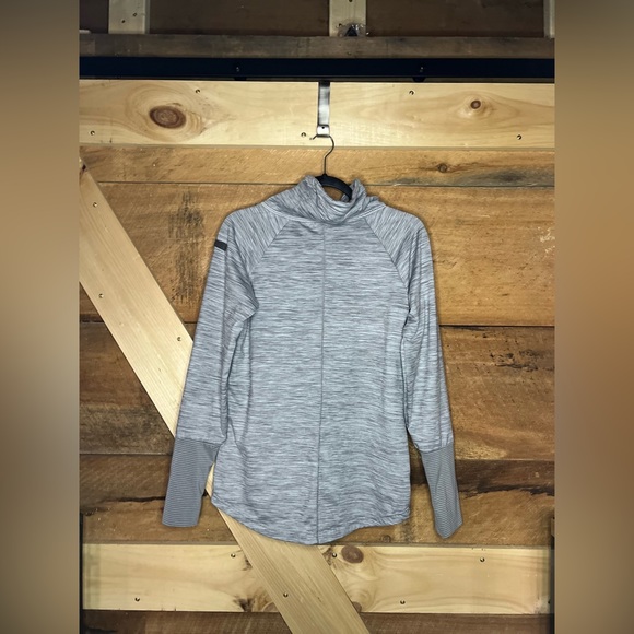 Avalanche Medium Women’s Outdoors Sweatshirt Cowl Neck Hoodie Pullover Grey - Picture 2 of 14